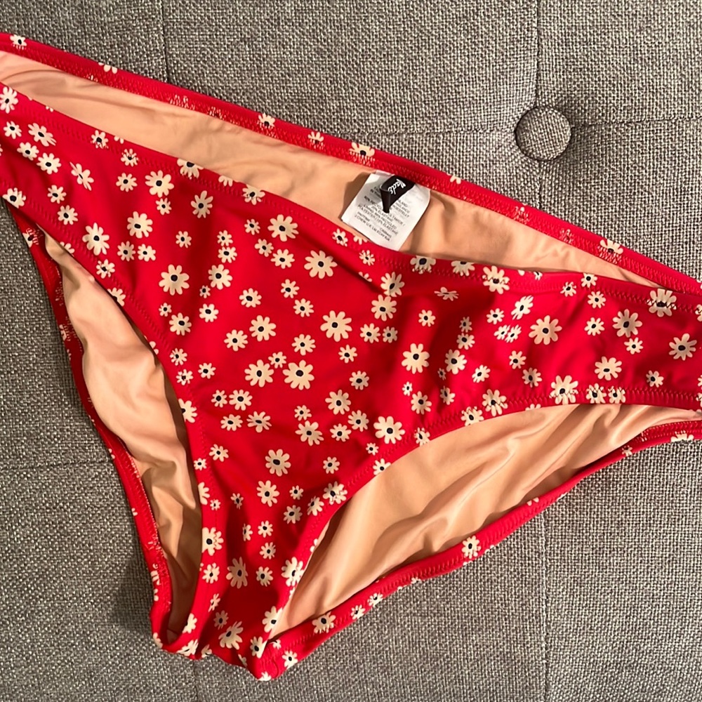 Madewell Floral Print Bikini Bottom